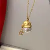 Colar Estrela Azul: Corrente de Clavícula Estrela Azul para Mulheres, Estilo Doce e Cool, Design de Nicho, Gargantilha de Colar de Alta Qualidade
