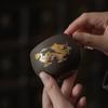 Arcilla Morada Descoloración Taza Maestra Dragón y Fénix Auspicioso Taza de Té de Arcilla Morada Taza de Té Taza de Té Kung Fu Tazón de Té Taza de Té Regalo Personalización