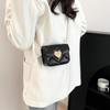 Bolsa de corrente da moda coreana feminina 2025 nova bolsa quadrada pequena transversal de ombro casual para todos os jogos