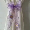 Cuerda de Amarre para Cortina de Malla Romántica de Margaritas de Primavera, Hada, Lazo, Habitación de Princesa, Dormitorio, Pantalla de Ventana, Almacenamiento, Cuerda Nueva