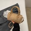 Bolso de Mujer 2024 Nuevo Textura de Alta Gama Nicho Primavera y Verano Todo Combinable Bolso de Hombro Cruzado Portátil Bolso Almohada Boston