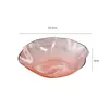 Nueva bandeja de plástico para frutas para uso doméstico en la sala de estar, bandeja para bocadillos y frutas secas, estilo de lujo ligero, bandeja de dulces transparente, alto valor estético, venta al por mayor