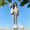 Nueva Chaqueta de Algodón con Capucha Suelta y Delgada para Mujer 2026 Otoño/Invierno Estilo Corto para Figuras Pequeñas Moda Tallas Grandes Ropa Exterior Casual