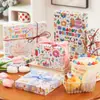 Papel de Presente de Aniversário Novo, Papel Decorativo Fofo para Presente, Papel Material DIY Feito à Mão Estilo Cartoon Ins para Presentear