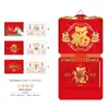 Calendario Doble Nuevo 2026 de Alta Gama para Arrancar, Calendario Chino Tradicional con Carácter de Bendición Tridimensional, Estilo Chino para Colgar en la Pared, Regalo