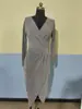 2026 Nuevo Vestido de Alta Gama para Mujer Vestido de Exportación de Amazon Ceñidor de Cintura Sexy Elegante Vestido Tubo