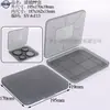 Caja de Empaque de Filtro de Cámara con Borde Escarchado Caja de Filtro para Cámara SLR de PP Caja de Plástico para Filtro de Fotografía Aérea con Dron