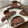 Presilha de Cabelo Borboleta Cor de Café em Acetato Imitação para Mulheres, Novo Acessório de Cabelo Estilo Chinês, Tendência Quente 2025