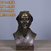 Estatuas de cobre puro de cinco médicos famosos: Zhang Zhongjing, Li Shizhen, Bian Que, Hua Tuo y Sun Simiao, figuras de medio cuerpo, decoraciones de hospital