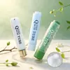 Embalagem cosmética de tubo macio duplo (shampoo e condicionador) de 90-100ml, tubo macio de PE para creme para as mãos e limpador facial