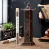 Incensário Criativo Tridimensional em Laca com um Cervo nas Nuvens, Incensário de Estilo Tradicional para Uso Interno em Casa, Queimador de Sândalo, Ornamento para Cerimônia do Chá