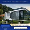 Casa de Hospedagem Modelo Novo E8 Cápsula Espacial Transfronteiriça Painel de Alumínio Aeronáutico Casa Pré-fabricada Móvel Casa Integrada Exportação