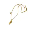 Collar con Colgante de Moneda de Pez Koi Chapado en Oro de 24 Quilates con Circonita, Nueva Cadena para Suéter Estilo Chino, Accesorio de Lujo Ligero de Gama Alta