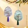 Bolsitas personalizadas al por mayor de estilo antiguo, bolsas vacías, bolsitas tejidas en brocado y bordadas, bolsitas hechas a mano de forma irregular con tapas y borlas, accesorios Hanfu