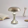 Lámpara de Hongo Sirena Luz Nocturna de Navidad Lámpara de Atmósfera Festiva Lámpara de Mesa Recargable Luz Nocturna Vintage para Bar Restaurante Dormitorio