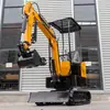 Ht10 Exportado a Estados Unidos Excavadora Pequeña para el Hogar 1000kg Máquina de Gancho Precio Accesorios para Excavadora Fabricante
