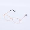 Nueva venta especial metal hierro pies gafas de lectura corriendo ríos y lagos puesto montura completa transparentes moda resina gafas de lectura al por mayor