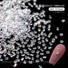Joyería para uñas fondo flash coñac blanco forma taladro de uñas mini 5A cuadrado ojo de caballo gotas taladro de uñas mayoreo