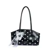 Bolsa Feminina de Axila 2026 Novo Estilo Tendência Verão Popular Moda Super Quente Bolinhas Bolsa de Ombro Único Trabalho Deslocamento Bolsa Grande