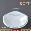 Prato de Mesa Imitação Porcelana para Hotel Prato para Pratos Frios Prato para Petiscos Prato Criativo de Arte para Hotel Prato para Acompanhamentos Prato Especial para Café da Manhã