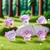 Nuevos Dibujos Animados Lindos Transparentes Hexagonales Dragón Micro Paisaje Adornos Muñeca Decoración Accesorios Transfronterizos Pequeños Adornos Venta al por Mayor
