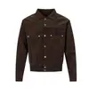 Magic Bear 2026 Nueva Marca de Moda Retro Americana Estilo Old Money Chaqueta de Cuero PU Corta Chaqueta Detroit para Hombres y Mujeres