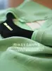 Cárdigan de Punto de Lana de Manga Larga con Cuello Redondo de Color Contrastante para Mujer, Suéter Corto Exterior, Nuevo Estilo Primavera y Verano 2026 H031115