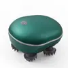 Novo Massageador de Cabeça Transfronteiriço Impermeável Amassamento Escova Massageadora de Meridianos Doméstico Elétrico Portátil Massageador de Couro Cabeludo
