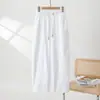 Pantalones Scimitar Ice Crumple 2025 Verano Nuevo Elasto Cintura Alta Holgado Adelgazante Pantalones Scimitar Pantalones Casuales para Mujer