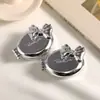 Peine Plegable Pequeño Portátil para Mujeres y Niños, con Cojín de Aire para Alisar el Cabello y Masaje, Peine con Mini Espejo Integrado