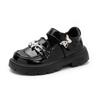 Zapatos de Cuero para Niña Mary Jane Planos de Suela Blanda 2026 Nuevos de Primavera y Otoño Zapatos Negros de Rendimiento para Niña Zapatos de Princesa Modernos