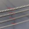 Cadena de Cola de Cadena de Giro Lateral de Acero Inoxidable Cadena de Extensión Múltiples Especificaciones Cadena Básica para Collar Pulsera Cadena de Accesorios Joyería al por Mayor