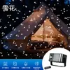 Projetor de Estrelas Dinâmico, Luz Noturna de Galáxia Rotativa