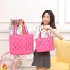 Bolsa de playa de EVA, bolsa de almacenamiento, bolsa de viaje, bolsa de almacenamiento para mujer, bolso de mano de EVA.