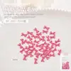 Joias para Nail Art Coração Fita Laço Flor Rasteirinhas Coração de Pêssego Cor de Pele Resina Decoração de Unha Usável 50 Peças