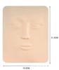 Couro de Prática de Bordado Simples de Ingenuidade Tatuagem de Sobrancelha Sobrancelha de Couro Falso Lábio Simulação Pele Facial Silicone Simulação Pele de Prática