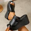 Zapatillas de Verano para Mujer de Talla Grande para Exteriores 2026 Nueva Moda Sandalias con Cuña de Suela Gruesa que Aumentan la Altura para Mujer