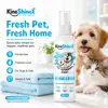 KineShineX Spray Refrescante para Mascotas para Gatos y Perros, Cuidado Universal del Pelaje, Fresco y Desodorante, Spray de Fragancia sin Enjuague