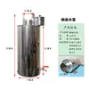 Chaleira para Água Quente de Aço Inoxidável Espessado com Chaminé Fogão a Lenha com Torneira Chaleira de Chaminé