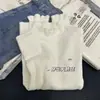 Suéter de Punto para Mujer 2025 Otoño/Invierno, Color Sólido, Capas, Cuello Alto Medio, Versátil, Adelgazante, con Dobladillo Recortado para Vestir por Capas