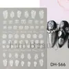 Belleza Total Transfronteriza Arte de Uñas Pegatinas 3D Ins Estrella Dorada y Plateada Estrella de Cinco Puntas Pegatinas para Uñas