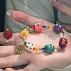 Pulsera de Monstruo Lindo de Fresa Xinye para Mujer Diseño Simple de Dibujos Animados Versátil Regalo de Cumpleaños para Novia Cuerda de Pareja