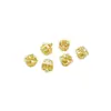 Caja de regalo cuadrada color oro 14K para preservar el color, colgante pequeño, colgante, joyería hecha a mano DIY, material para pulsera, collar