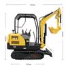 Miniexcavadora doméstica de 1 tonelada 2 miniexcavadora de gancho para ingeniería de huerto mini agrícola 10 miniexcavadora micro excavación