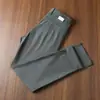 Calça Comprida Masculina 2025 Verão Fina Confortável Macia Secagem Rápida Sem Amassar para Trabalho Business Casual Calça Social