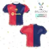 Mecrla Novo Balão da Copa do Mundo 2026 Decoração em Formato de Troféu Balão de Camisa Copa Europeia