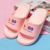 Pantuflas Personalizadas con Logo para Niños Soporta Personalización de Una Pieza Pantuflas Antideslizantes y Resistentes al Desgaste para Niños Zapatos Frescos de Verano para Baño