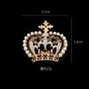 Corona de Joya de Aleación Diamante Metal Headwear Accesorios para el Cabello Banda para el Cabello Agujero para Headwear Accesorios para Zapatos Funda para Teléfono Móvil Accesorios para DIY