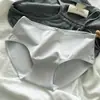 Calcinha feminina estilo Ins com laço doce, cintura média, que modela o quadril, calcinha triângulo macia e respirável com forro 10A de algodão puro antibacteriano