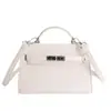 Bolsa Pequena de Couro de Crocodilo de Luxo para Mulheres 2026 Nova Moda Versátil Bolsa Transversal Exquisita Super Popular Pequena Bolsa de Mão Quadrada